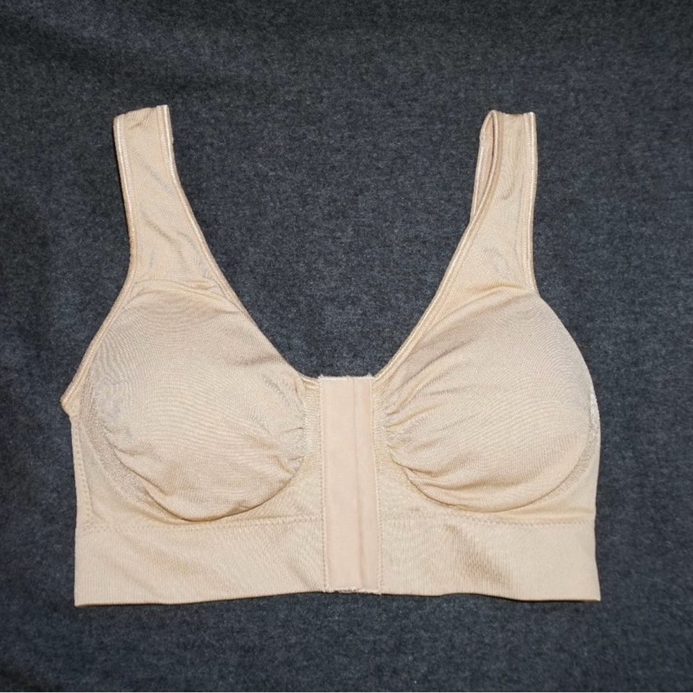 Miracle Bamboo Bra Nude Beige Size Large Nwot